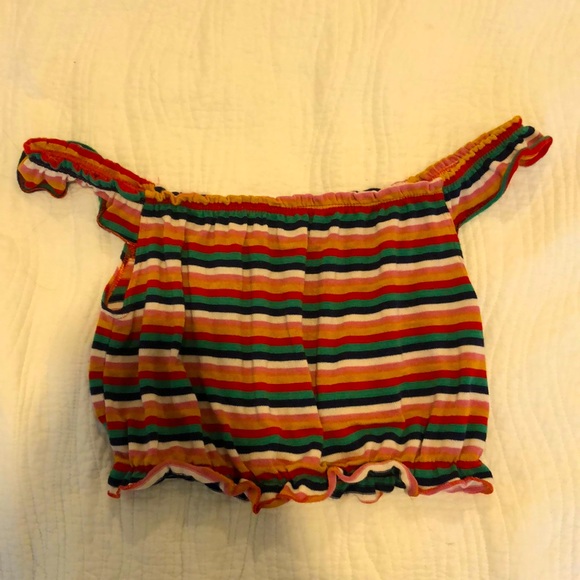 Off the Shoulder Crop Top - Picture 1 of 1